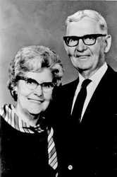 Mr. and Mrs. Hal Ringland, 50th Wedding Anniversary, 1969